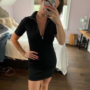 🌿2 for $30🌿ZARA fitted T-shirt dress with zipper